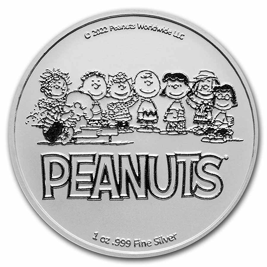 Peanuts® Snoopy & Woodstock Pot-o-Gold 1 oz Colorized Ag Round | eBay
